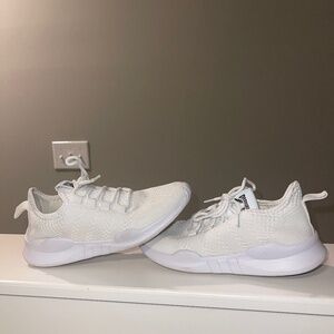 All white Sneakers
